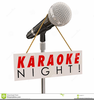 Karaoke Night Clipart Image