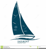 Silhouette Sailboat Clipart Image