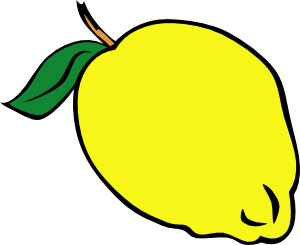 Whole Lemon Clip Art