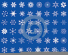 White Snowflakes Clipart Image