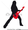 Free Guitar Hero Clipart Image