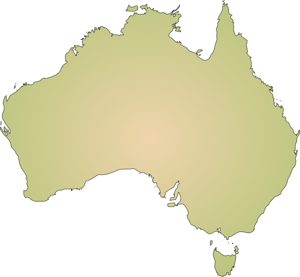 clipart map of australia - photo #10