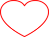 Heart Outline Clip Art