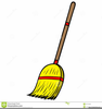 Cartoon Brooms Clipart Image