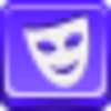 Free Violet Button Mask Image