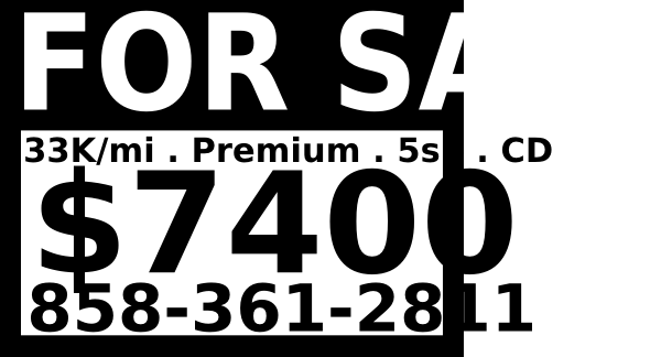 For Sale Sign Template