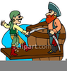 Pirate Walking The Plank Clipart Image