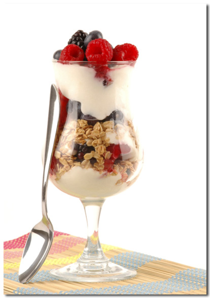 yogurt parfait clip art - photo #3