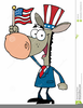 Political Donkey Clipart Image