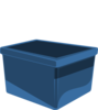 Blue Bin Clip Art