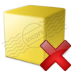 Cube Yellow Delete Image