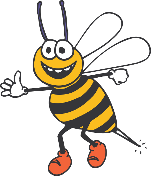 cartoon clipart of bees - photo #45