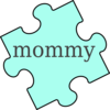 Puzzle Piece Mommy Clip Art