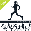 Clipart Of A Runner Image