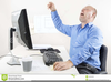 Clipart Overworked Office Worker Image