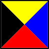 International Maritime Signal Flag Zulu Clip Art