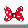 Minnie Mouse Polka Clipart Image