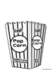 Popcorn Bucket Clipart Image