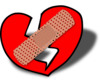 Patched Broken Heart Clip Art
