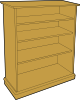 Bookcase Clip Art