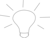 Lightbulb Landscape  Clip Art