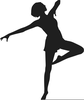 Lyrical Dancer Clipart Image