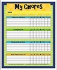 Childrens Chore Chart Clipart Image