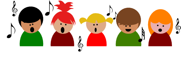 christmas singing clipart - photo #24