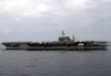 Uss Kitty Hawk (cv 63) Steams In The Arabian Gulf As It Heads Towards The Straits Of Hormel. Image