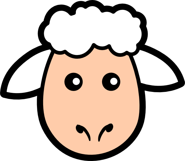 free clip art cartoon sheep - photo #12