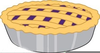 Blueberry Pie Clipart Image