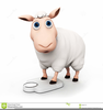 Funny Sheep Clipart Image