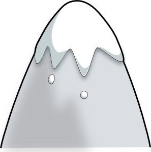 Kliponius Mountain In A Cartoon Style Clip Art