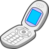 Cartoon Mobile Phone1 Clip Art at Clker.com - vector clip art online