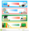 Education Banners Clipart Image