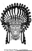 Aztec Indian Clipart Image