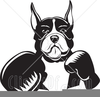 Boxing Tiger Clipart Image