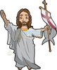 Resurrected Jesus Clipart Image