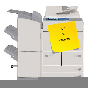 Broken Printer Clipart Image