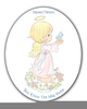 Free Precious Moments Angel Clipart Image
