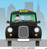 London Cab Clipart Image