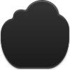 Black Cloud Icon Image