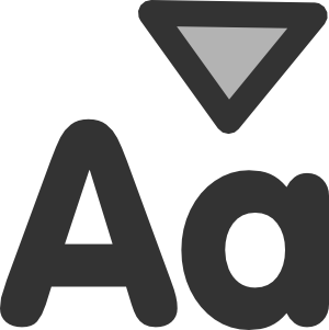 Lowercase Clip Art