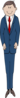 Tall Man In Suit Clip Art