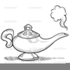 Aladdin Lamp Drawing Image
