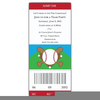 Clipart Baseball Invitation Image