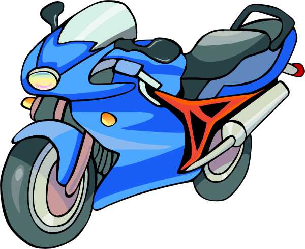 free animated motorcycle clipart - photo #2