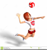 Volleyball Clipart Woman Image