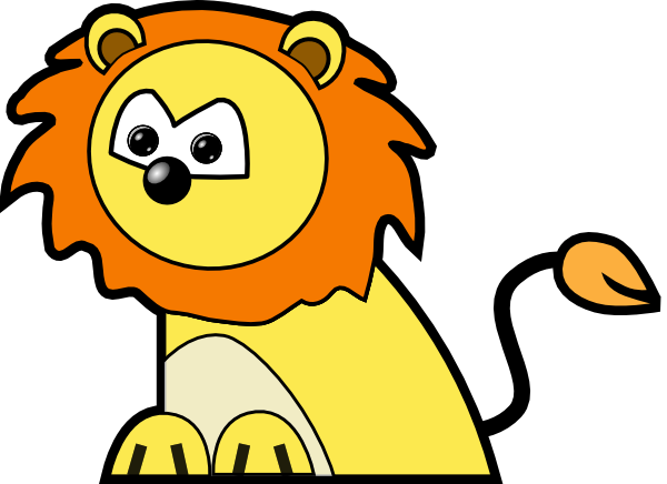 cartoon clipart of lions - photo #4