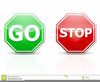 Green Stop Light Clipart Image
